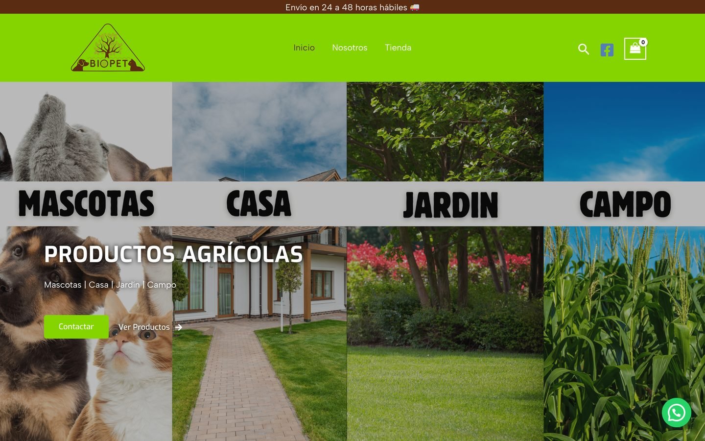 Sitio web de BIOPET